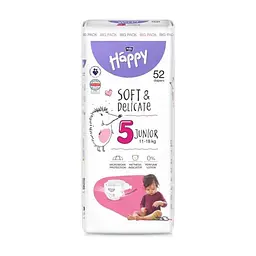 Подгузники Bella Happy 5 Junior 11-18 кг 52 шт (5900516605520)