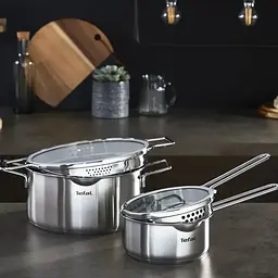 Набір посуду Nordica, 10пр., нержавіюча сталь, скло Tefal kuh0014751 - мініатюра 5