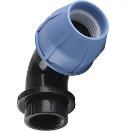Коліно ПНД Vsplast 63x2 '' ВР 4002 000007897 - мініатюра 2