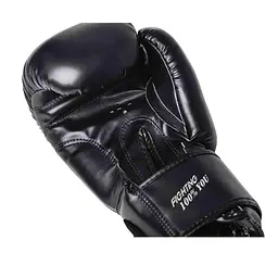 Рукавиці боксерські Power Play PP 3004, Black - 10 унцій - мініатюра 4