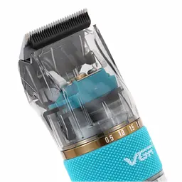 Акумуляторна машинка для стрижки волосся + 6 насадок, з USB, VGR V-695 / Бездротовий тример для стрижки - мініатюра 6