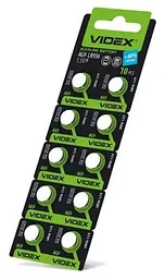Батарейки AG9/LR936, Videx Excellent!, 10 шт, Blister videx LR936