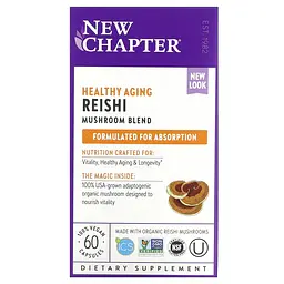 Суміш для покращення пам'яті New Chapter Lion’s Mane 60 капсул - мініатюра 2