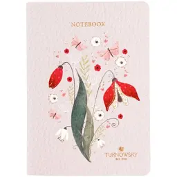 Книга записна Axent A6 Secret Garden 2, 60 аркушів, клітинка (8711-2-A-TR)
