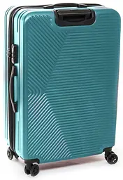 Валіза велика Fashion з розширенням L 115 л 48x71x31 см ABS-пластик Смарагдовий - мініатюра 2