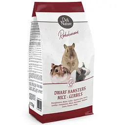 Повнораціонний корм для гризунів Deli Nature Super Premium Robelicious Dwarfhamsters 0.75 кг 29507