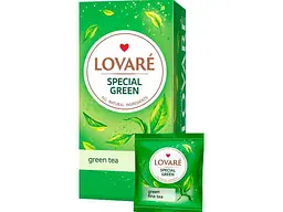 Чай пакетований зелений LOVARE 24 пакетиків Special green