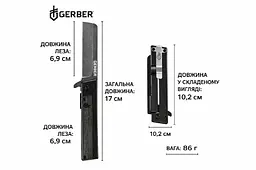 Набір Gerber Ніж складний Quadrant 16L + Мультитул Lockdown Slim 16L - мініатюра 3