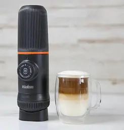 Набір аксесуарів DG Kit для кавоварки Wacaco Nanopresso чашка та адаптер для капсул 140 мл Чорний (2772954010) - мініатюра 3