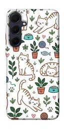 TPU чохол Demsky Cats pattern для Samsung Galaxy A35