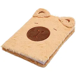 Блокнот плюшевий ZiBi Kids Line Capybara А5 80 аркушів у клітинку, дизайн в асортименті (ZB.700015) - мініатюра 5