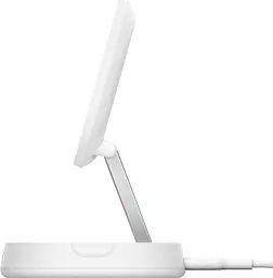 Зарядний пристрій BELKIN 15Вт Magnetic Stand Qi2, білий (WIA008VFWH) - мініатюра 3
