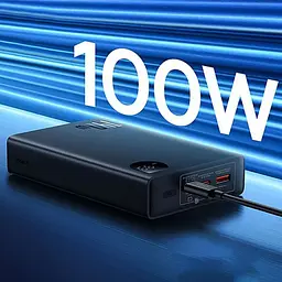 Портативний ЗП Baseus Adaman Digital Display 140W 24000mAh (P100215081113-0) Cluster Black - мініатюра 5