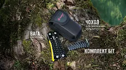 Мультитул Ganzo G106 Black Edition 22 функції - мініатюра 18