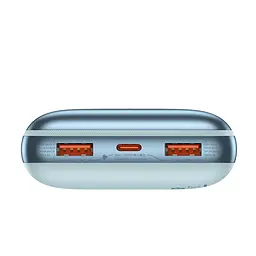 Акумулятор зовнішній Baseus Bipow Pro Digital Display 20000 mAh 22.5W PPBD030003 / PPBD2-20 блакитний - мініатюра 4
