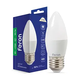 Світлодіодна лампа Feron LB-737 6 Вт E27 2700K