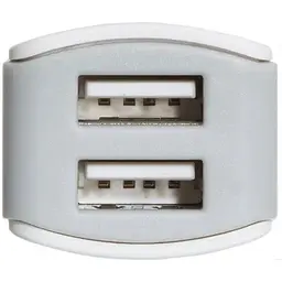 Авто зарядний пристрій Hoco Z23 2USB Lightning колір Білий - мініатюра 4