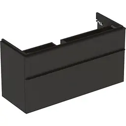 Тумба під умивальник Geberit Smyle Square 120 см 500.355.JK.1 чорний матовий