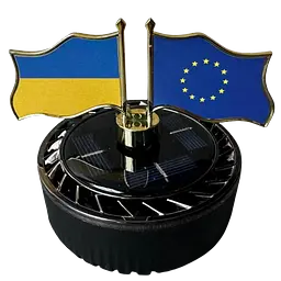 Ароматизатор автомобільний Прапори на сонячній батареї