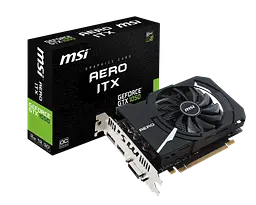 Відеокарта GeForce GTX 1050 2GB MSI Aero ITX OCV1 (GTX 1050 AERO ITX 2G OCV1) Б/В