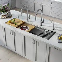 Кухонна мийка Kraus Kore KWU210-57, Нержавіюча сталь - мініатюра 6