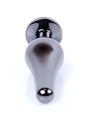 Анальна пробка Jewellery Dark Silver BUTT PLUG Red Boss Series 64-00055 98245 - мініатюра 9