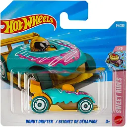 Базова машинка Hot Wheels Sweet Rides Donut Drifter зелена (5785) JJJ24-N521