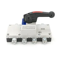 Ручний вимикач/роз'єднувач/рубильник CHINT NH40-250/4P, 380V, 250A, стандартна рукоятка - мініатюра 3