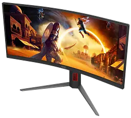Монiтор 34" AOC CU34G4Z Black - мініатюра 6