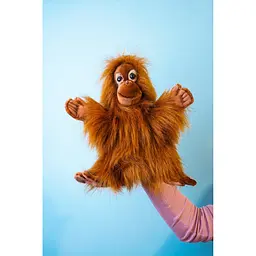 М'яка іграшка на руку Hansa Puppet Малюк орангутанг 25 см (4038) - мініатюра 2