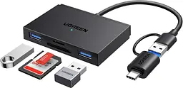Кардрiдер Ugreen iдер Card Reader USB 3.0 4-in-1 (45167)