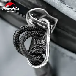 Рюкзак Naturehike Ultralight NH17A012-B компактний надлегкий 18 л чорний - мініатюра 6
