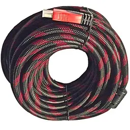 Кабель HDMI - HDMI посилений в обплетенні фільтри ферити v 1.4 шнур 15м - мініатюра 5