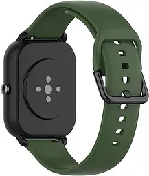 Ремінець силіконовий BeWatch для Xiaomi Amazfit BIP/GTS/GTR L 20 мм Хакі (1012367) - мініатюра 2