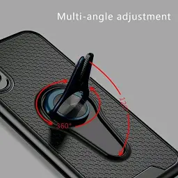 Чохол-накладка Hoco Car Mount з магнітом+тримачем для Apple iPhone X iPhone XS Black/green - мініатюра 4