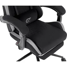 Геймерське крісло GT Racer чорне із сірим (X-2324 Fabric Black/Gray) - мініатюра 5