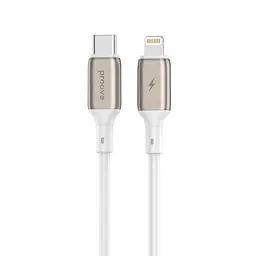 Кабель Proove Flex Metal Type-C to Lightning 27W (1m) white (CCFM27002102)