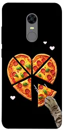 Чохол Demsky Pizza Love Cat для Xiaomi Redmi 5 Plus / Redmi Note 5 (Single Camera)
