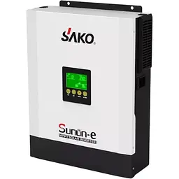Гібридний інвертор SAKO 3000-24, 3000VA\2400W, 24V, струм заряду 0-80A, 170-280V, MPPT (80А, 120-450 Vdc)
