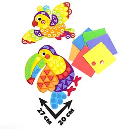 Набір для творчості Vladi Toys М'яка мозаїка, Тукан, укр. мова (VT4511-02) - мініатюра 3