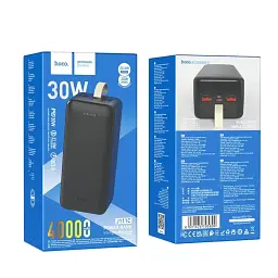 Портативна батарея Power Bank Hoco J111C Smart Charge PD30W 40000mAh Black - мініатюра 4