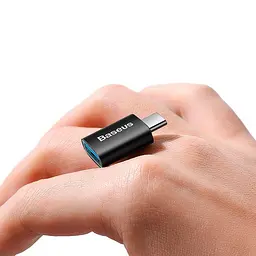 Перехідник Baseus Ingenuity Series Mini OTG Adaptor Type-C to USB-A 3.1 швидкість 10Gbps - мініатюра 4