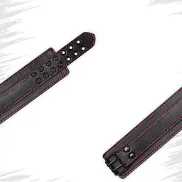 Нашийник з повідком - Bondage Fetish Collar And Leash Set - мініатюра 5