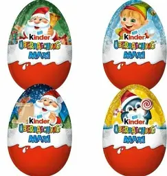 Шоколадне яйце Kinder Uberraschung Maxi в асортименті 100 г