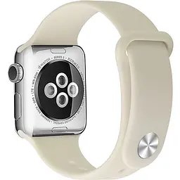 Ремінець Uwatch Silicone Strap for Apple Watch 38/40 mm Antique White - мініатюра 2