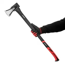 Колун кований 2200 г, ручка з фібергласу INTERTOOL HT-0275 - мініатюра 2