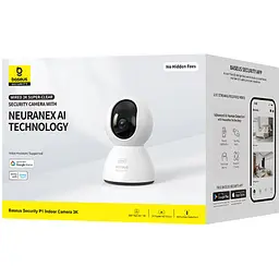 IP-камера для відеоспостереження Baseus Security P1 Indoor 3K White (S0TV012132) - мініатюра 7