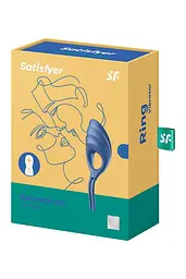 Ерекційне віброкільце-ласо Satisfyer Swordsman Blue, міцна фіксація, 10 режимів, потужний мотор - мініатюра 7
