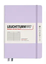 Блокнот Leuchtturm1917, Smooth Colours, Середній, Lilac, Лінія (365482)