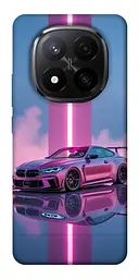 TPU чохол Demsky Pink neon car для Xiaomi Redmi Note 14 Pro+ 5G